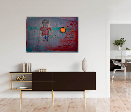 I AM NOTHING THE BELOVED IS ALL THINGS (CANVAS PRINT) 28x40"