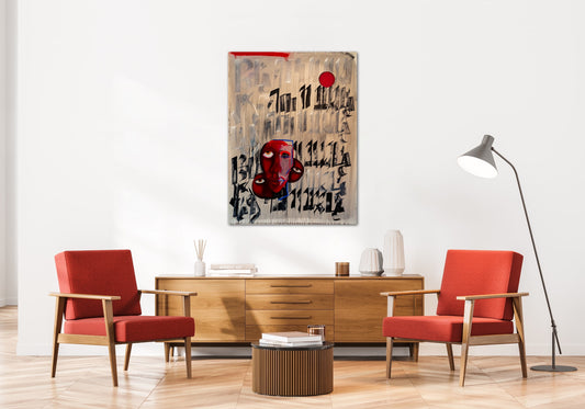 BELOVED AM I THE (CANVAS PRINT) 40x28"